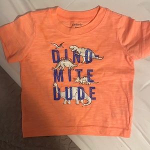 Boy short sleeve shirt.